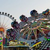 Flipper in front of the Ferris Wheel