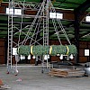 A wreath being prepared in the Augustiner tent