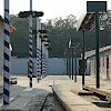 Der südliche Biergarten der Schottenhamel-Festhalle